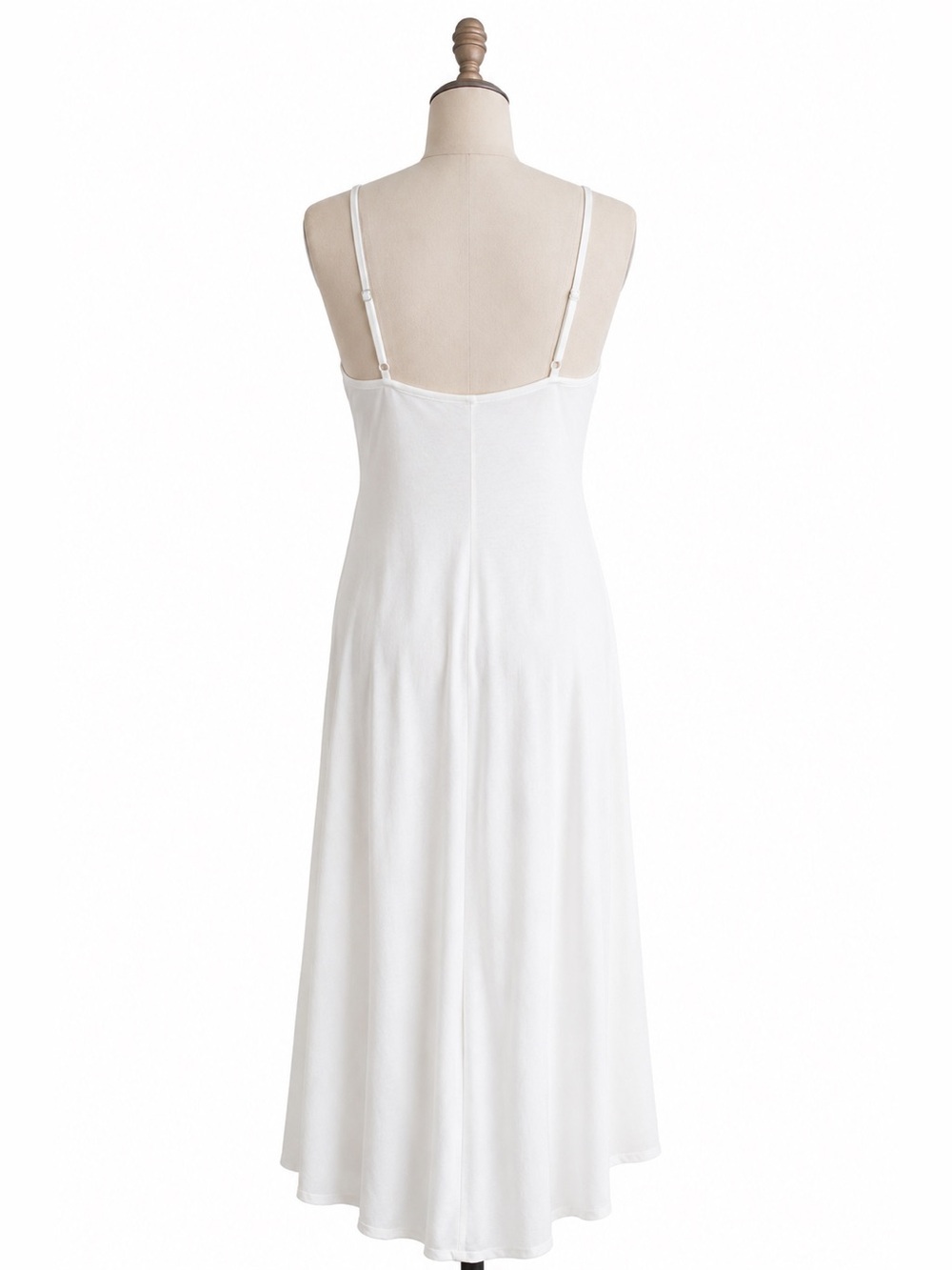 Monoreno White Crochet Lace Slip Dress Coastal Boho Cottagecore S - Picture 4 of 7